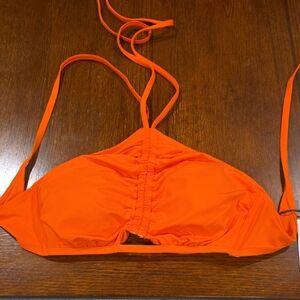 Vibrant Orange Bikini Top